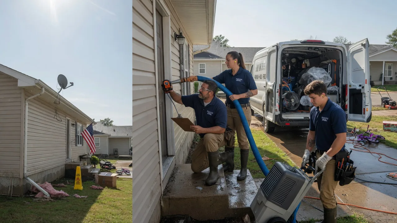 Ceiling Water Damage Restoration in Baldwin, MI near me